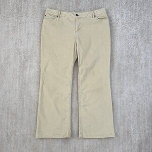 J. Jill Corduroy Cotton Stretch Pants 14 Petite